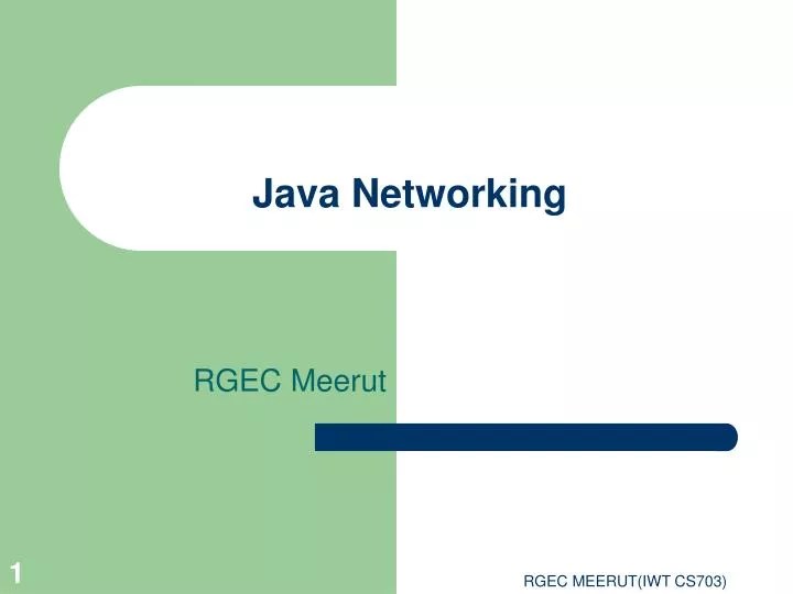 PPT Java Networking PowerPoint Presentation, free download ID6975173