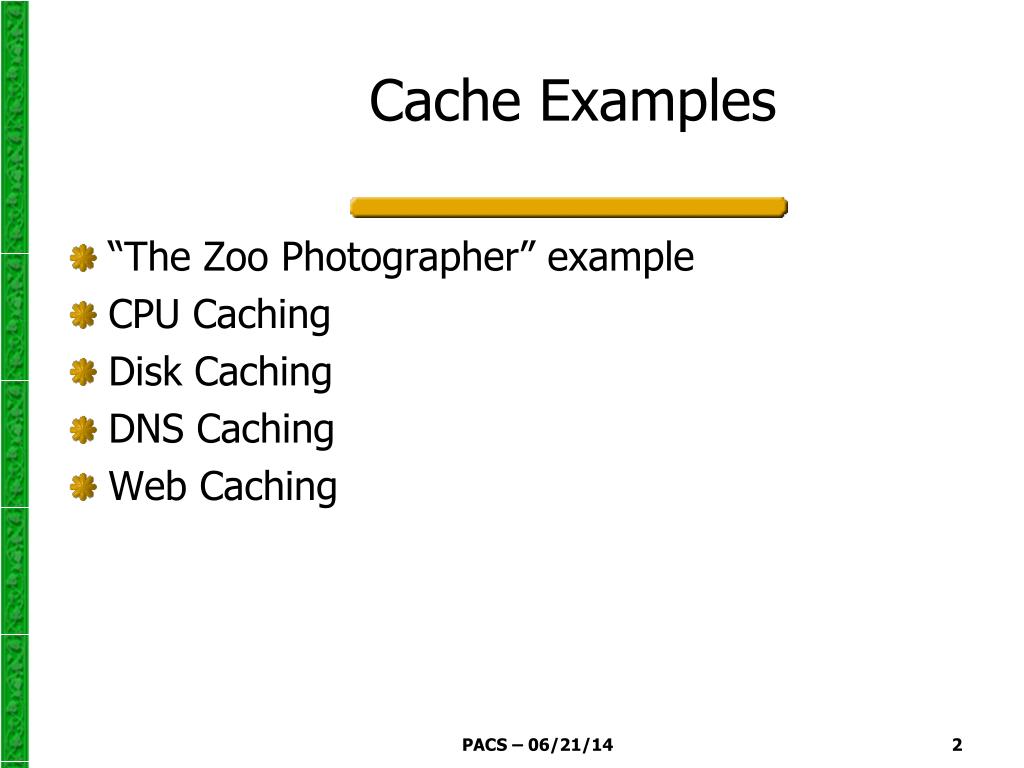 PPT Cache? PowerPoint Presentation, free download ID6975185