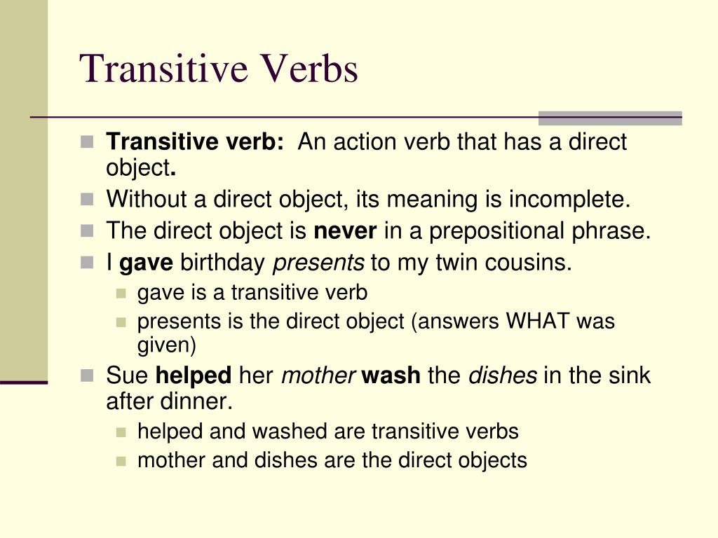 PPT Verbs PowerPoint Presentation, free download ID6977657