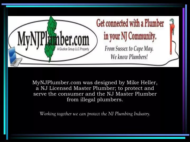 PPT Promote NJ Master Plumbers Only NJ Master Plumbers can list in
