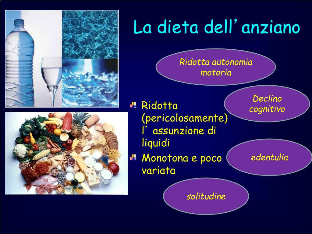 Alimentazione E Nutrizione Nell Anziano Valutazio