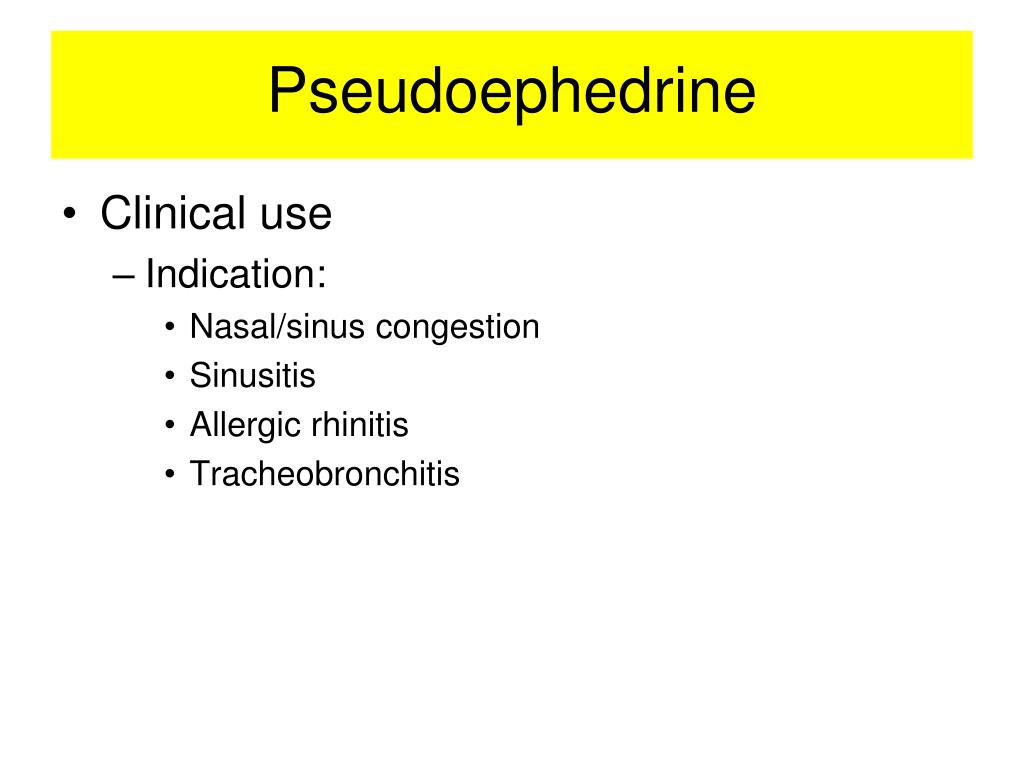 PPT Pseudoephedrine PowerPoint Presentation, free download ID6987191