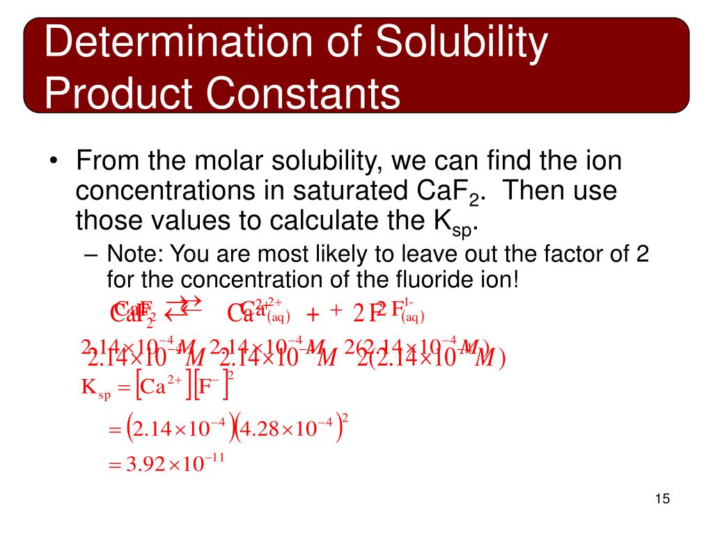 PPT Ionic Equilibria III The Solubility Product Principle PowerPoint