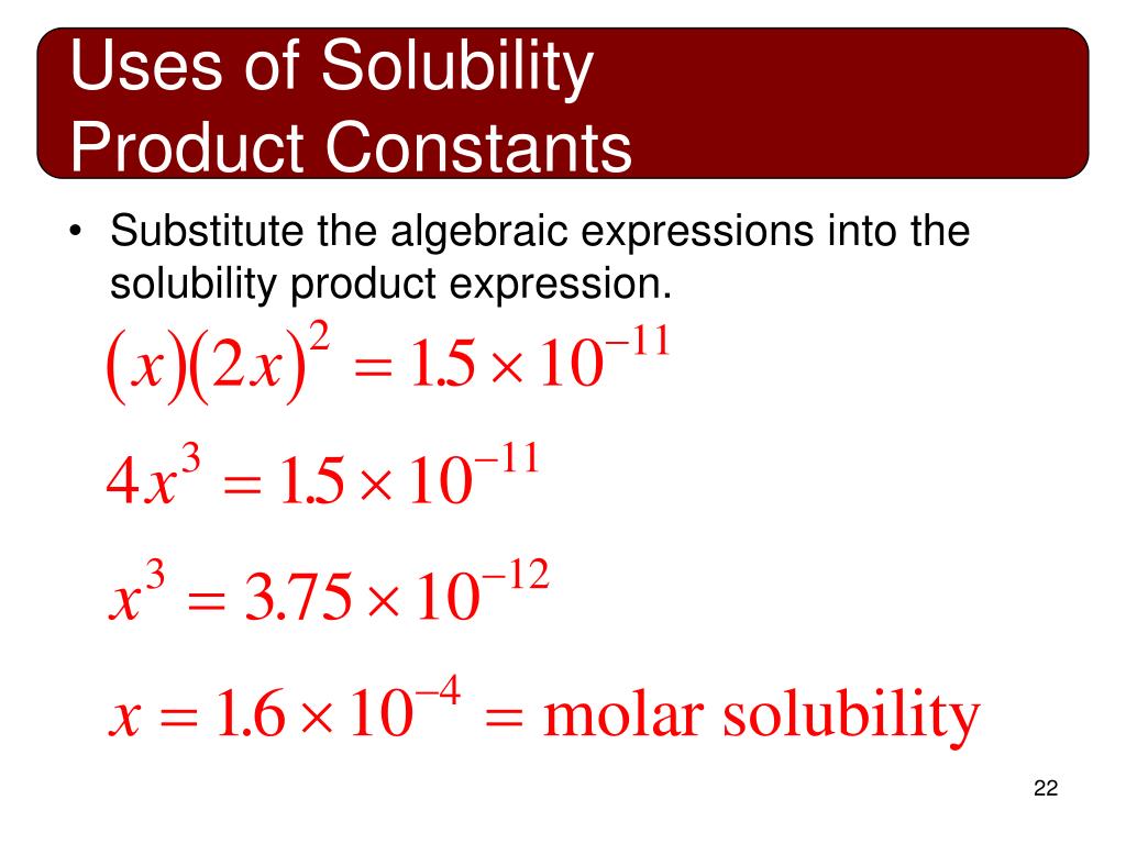 PPT Ionic Equilibria III The Solubility Product Principle PowerPoint