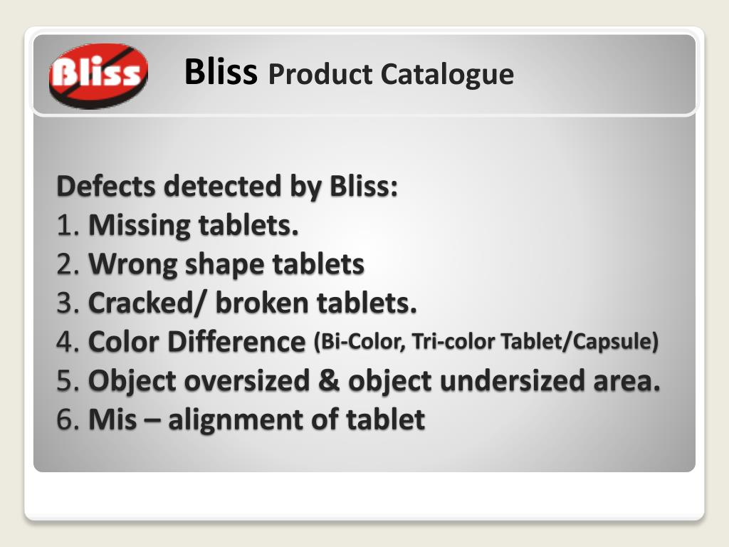 PPT Bliss Product Catalogue PowerPoint Presentation, free download