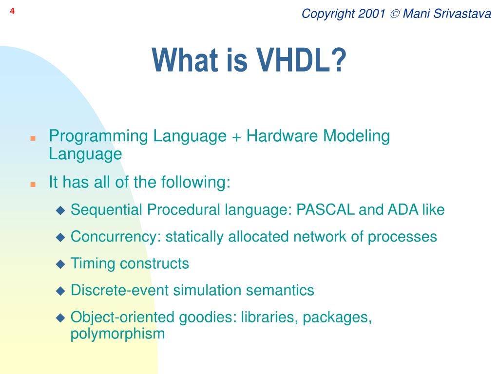 PPT VHDL Overview PowerPoint Presentation, free download ID6991479