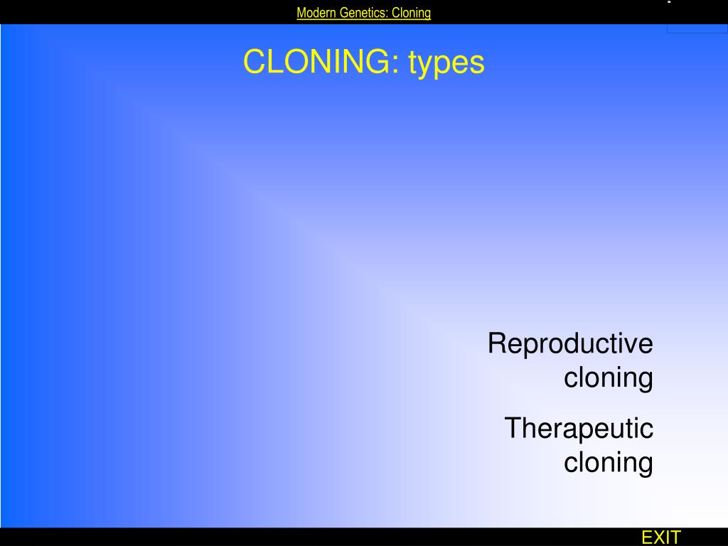 PPT CLONING PowerPoint Presentation, free download ID6994175