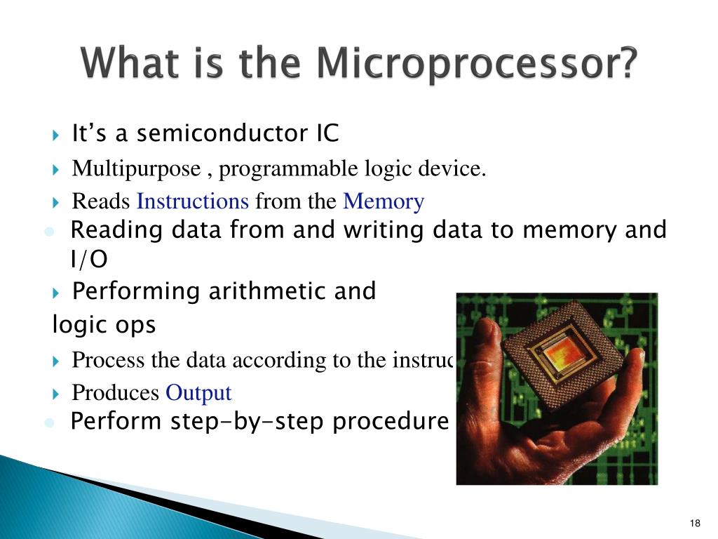 PPT Microprocessor PowerPoint Presentation, free download ID6995104