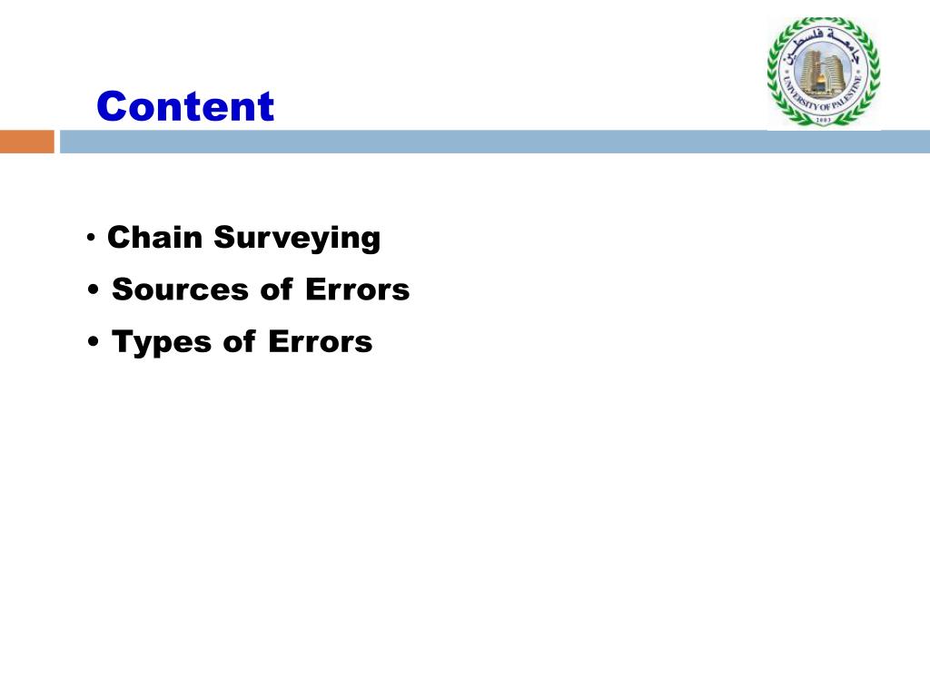 PPT Chain Surveying PowerPoint Presentation, free download ID6995374