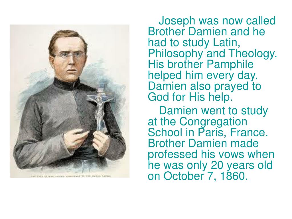 PPT The Story of Father Damien PowerPoint Presentation, free download
