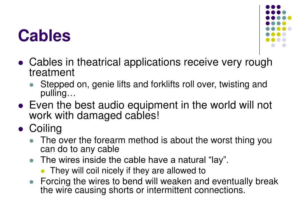 PPT Connectors and Cables PowerPoint Presentation, free download ID