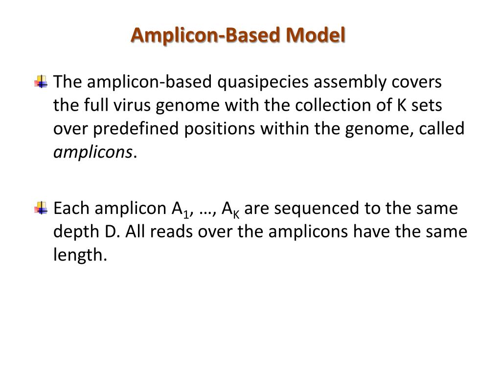 PPT Amplicon Based Quasipecies Assembly Using Next Generation Sequencing PowerPoint