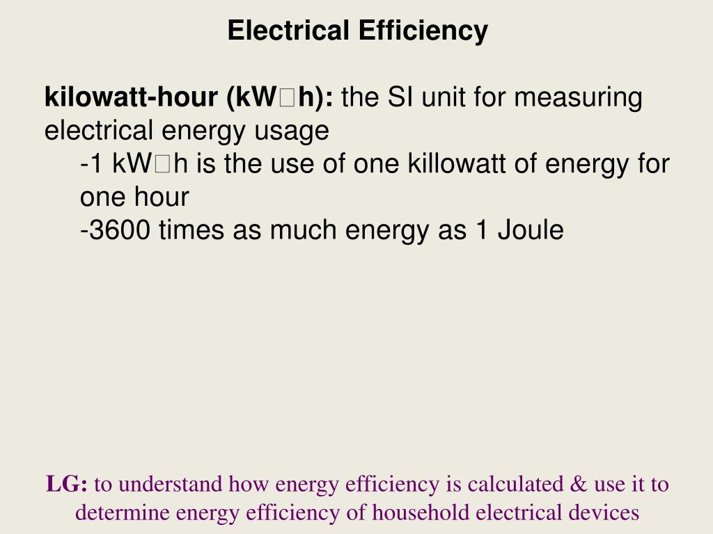 PPT Electrical Efficiency PowerPoint Presentation, free download ID