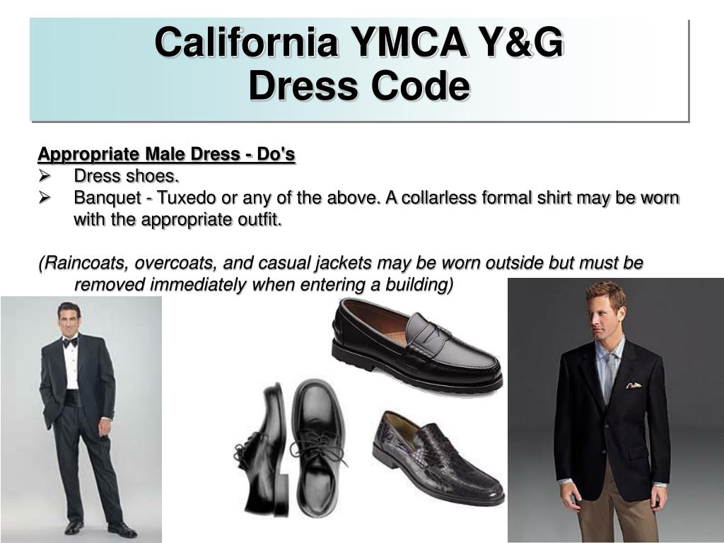 PPT California YMCA Youth & Government Dress Code PowerPoint