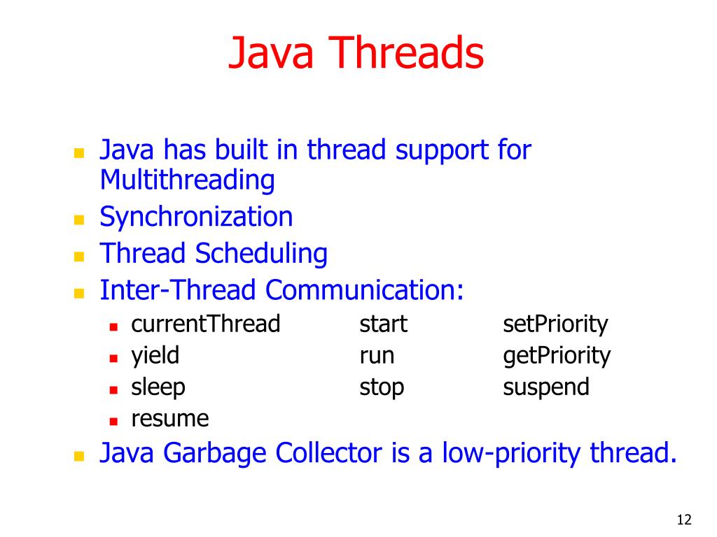 PPT Multithreaded Programming using Java Threads PowerPoint