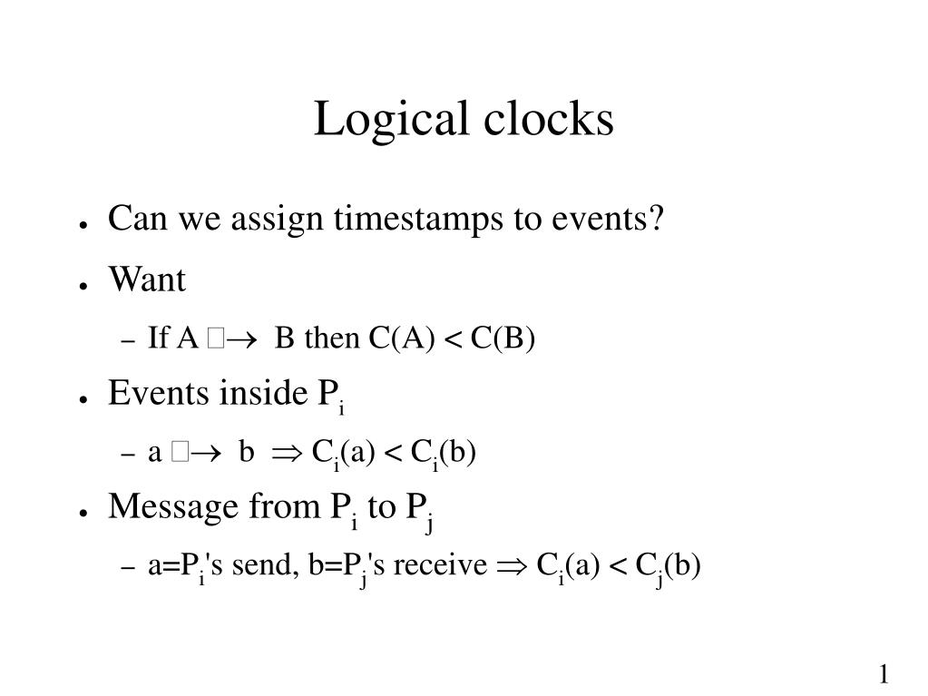 PPT Lamport clocks PowerPoint Presentation, free download ID7024378