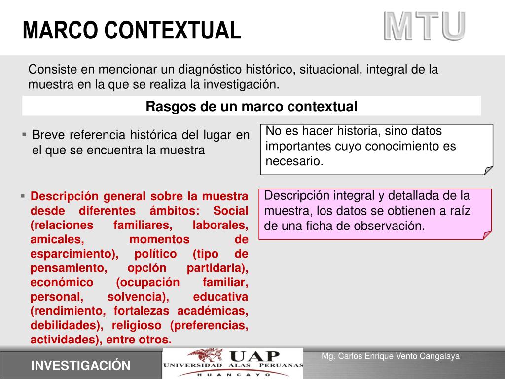 PPT Evaluación del marco teórico PowerPoint Presentation