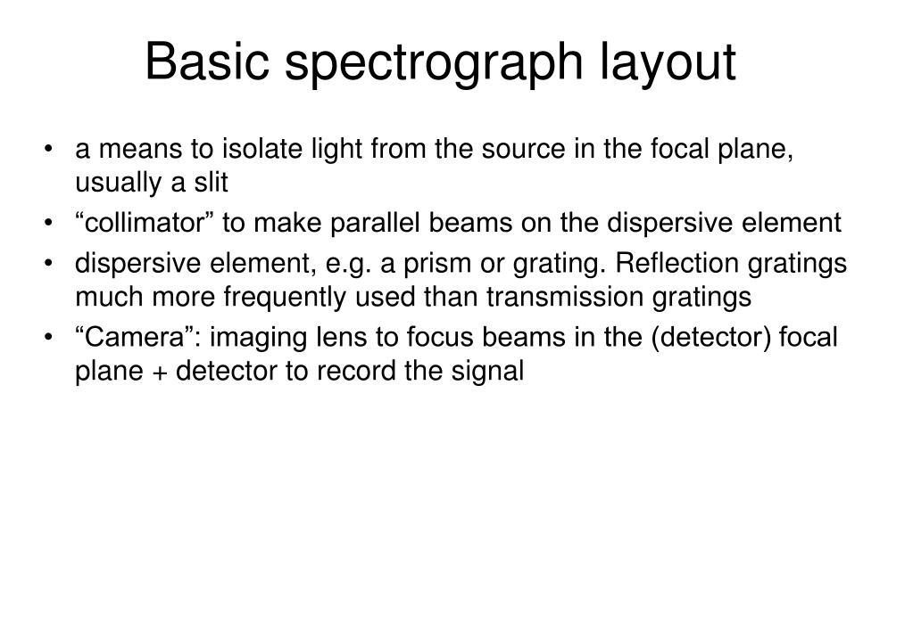 PPT Spectroscopy & Spectrographs PowerPoint Presentation, free
