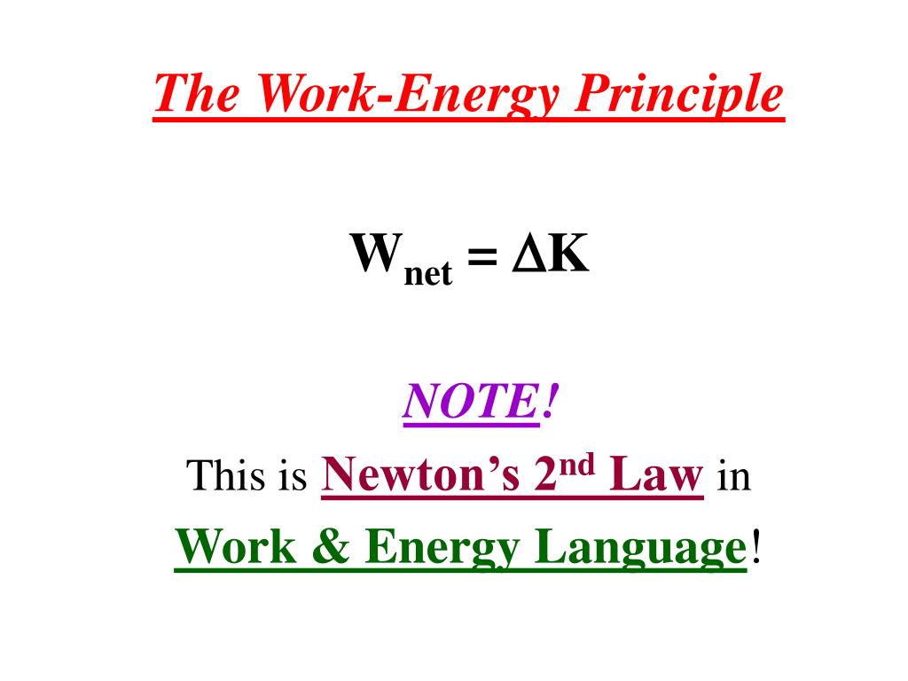 PPT Sect. 74 Energy; WorkEnergy Principle PowerPoint