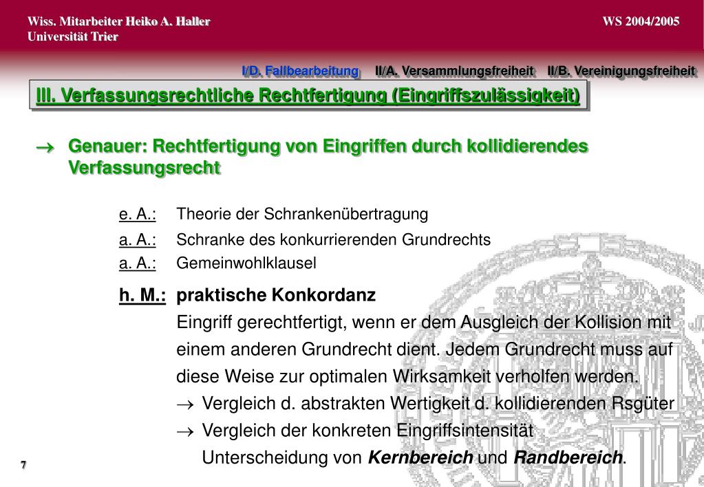 PPT Einführung Staatsrecht (Grundrechte) PowerPoint Presentation