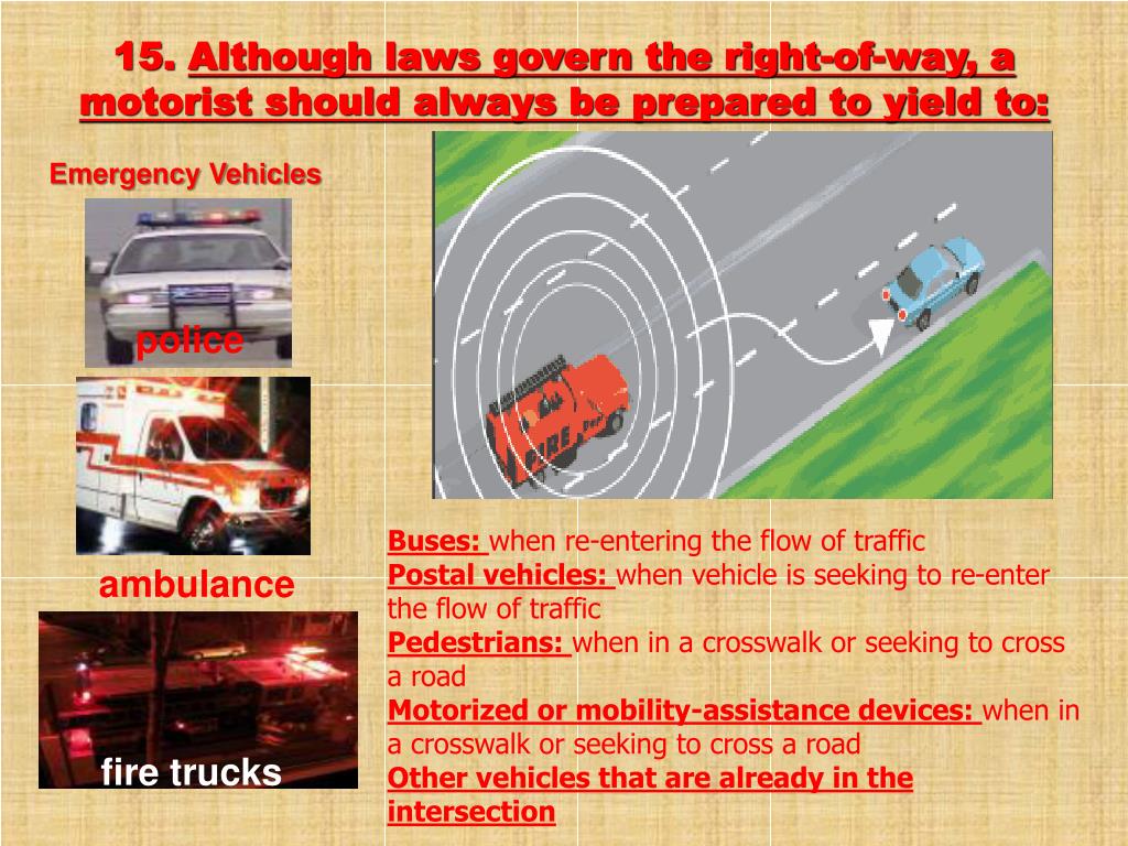 PPT Chapter 4 Safe Driving Rules & Regulations PowerPoint