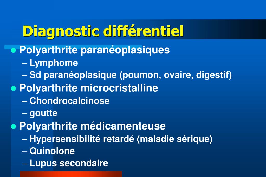 PPT Polyarthrite Rhumatoïde C. ALBERT Service de