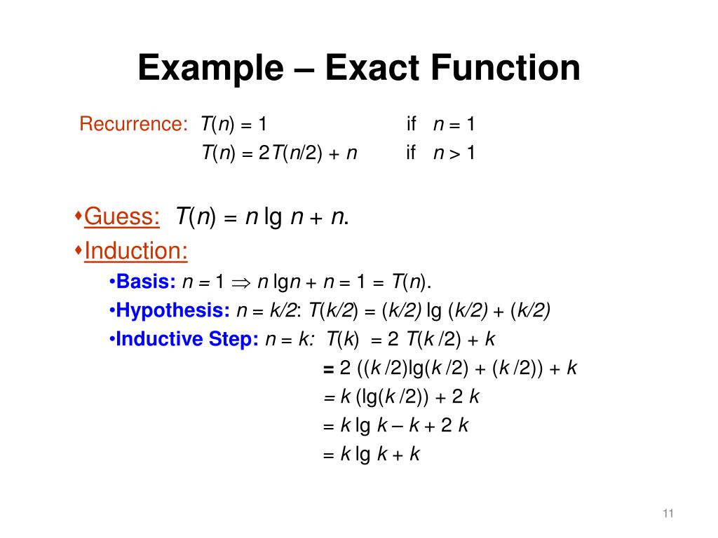 PPT Computer Algorithms Lecture 6 Recurrence Ch. 4 (till Master