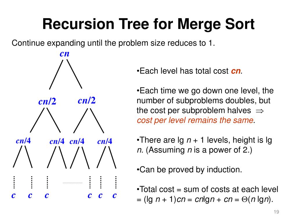 PPT Computer Algorithms Lecture 6 Recurrence Ch. 4 (till Master