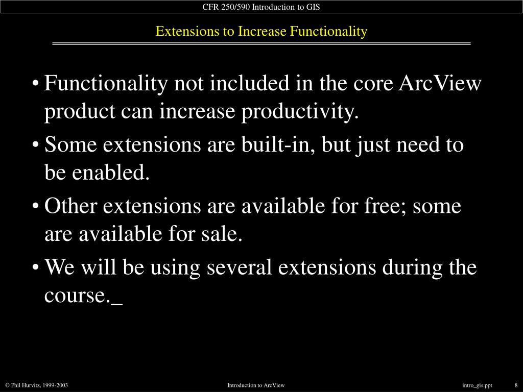 PPT Introduction to ArcView PowerPoint Presentation, free download