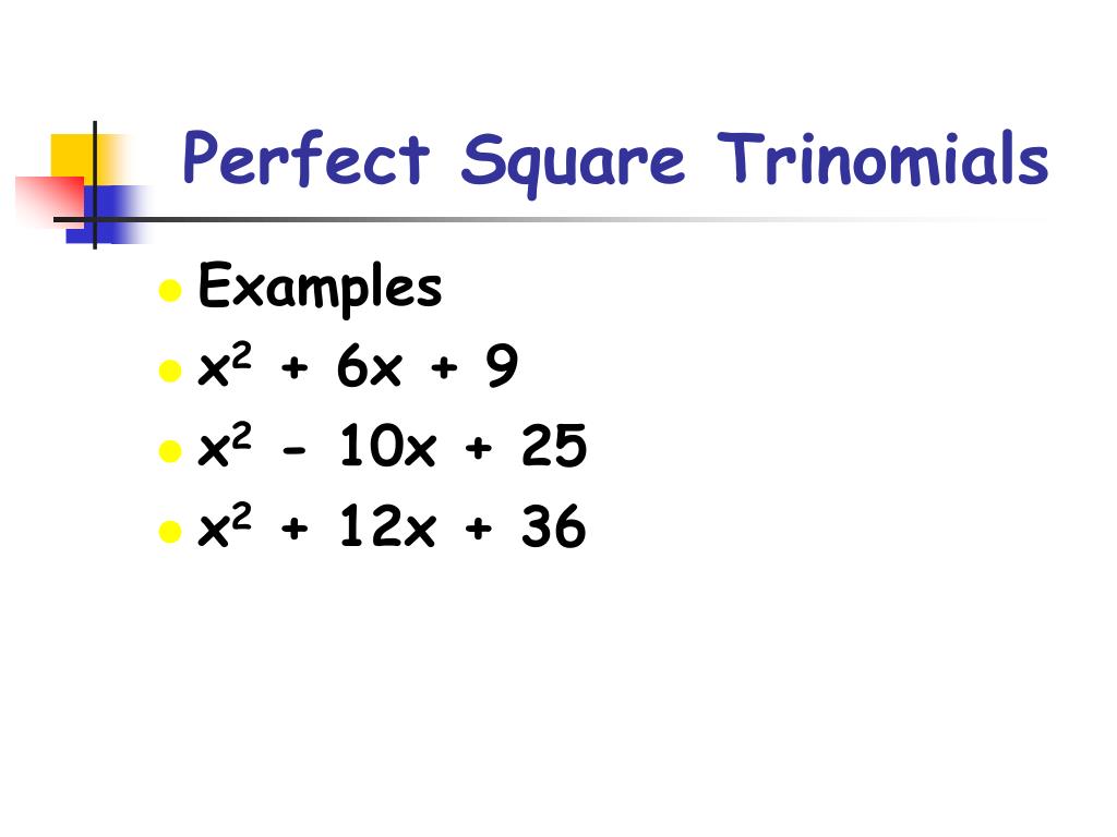 Cipir6 Square Of Trinomial Examples With Answers