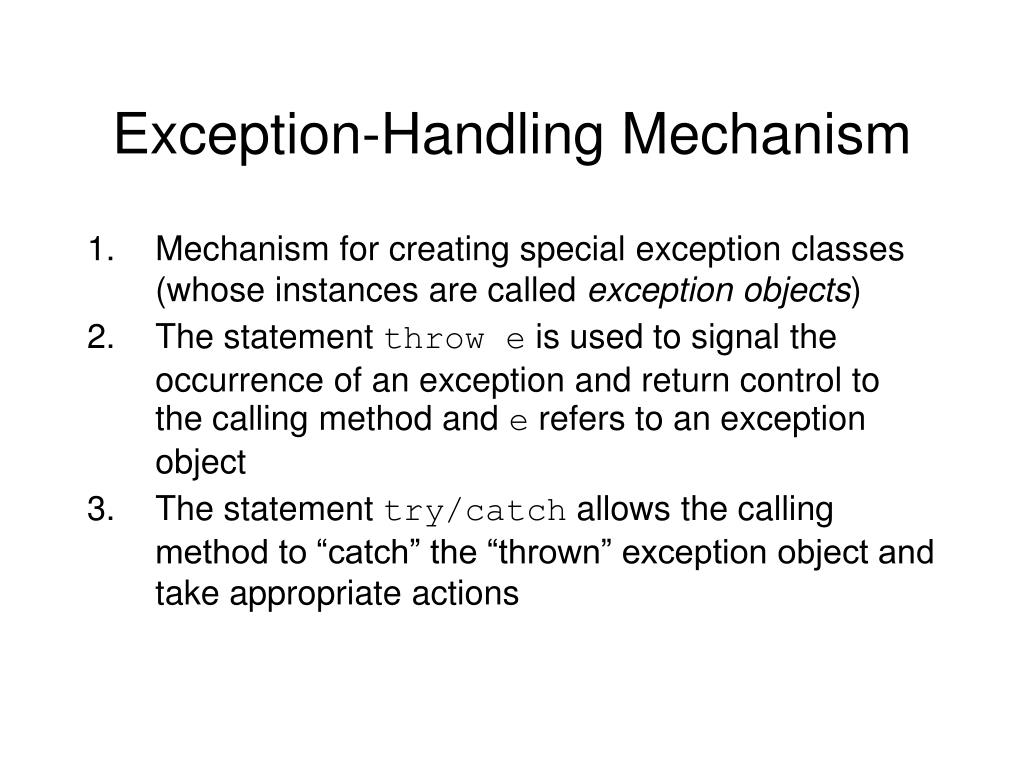 PPT Chapter 12 Inheritance and Exceptions PowerPoint Presentation