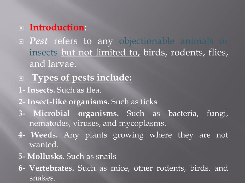 PPT Pest Control in food industries PowerPoint Presentation, free download ID7043810