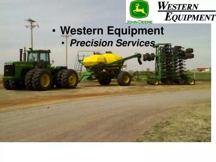 PPT Western Equipment Precision Services PowerPoint Presentation