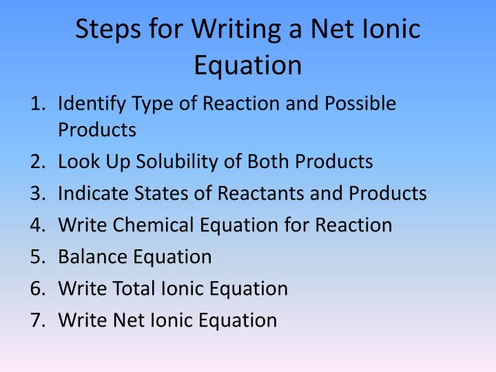 PPT Double Displacement Rxns PowerPoint Presentation ID7047753