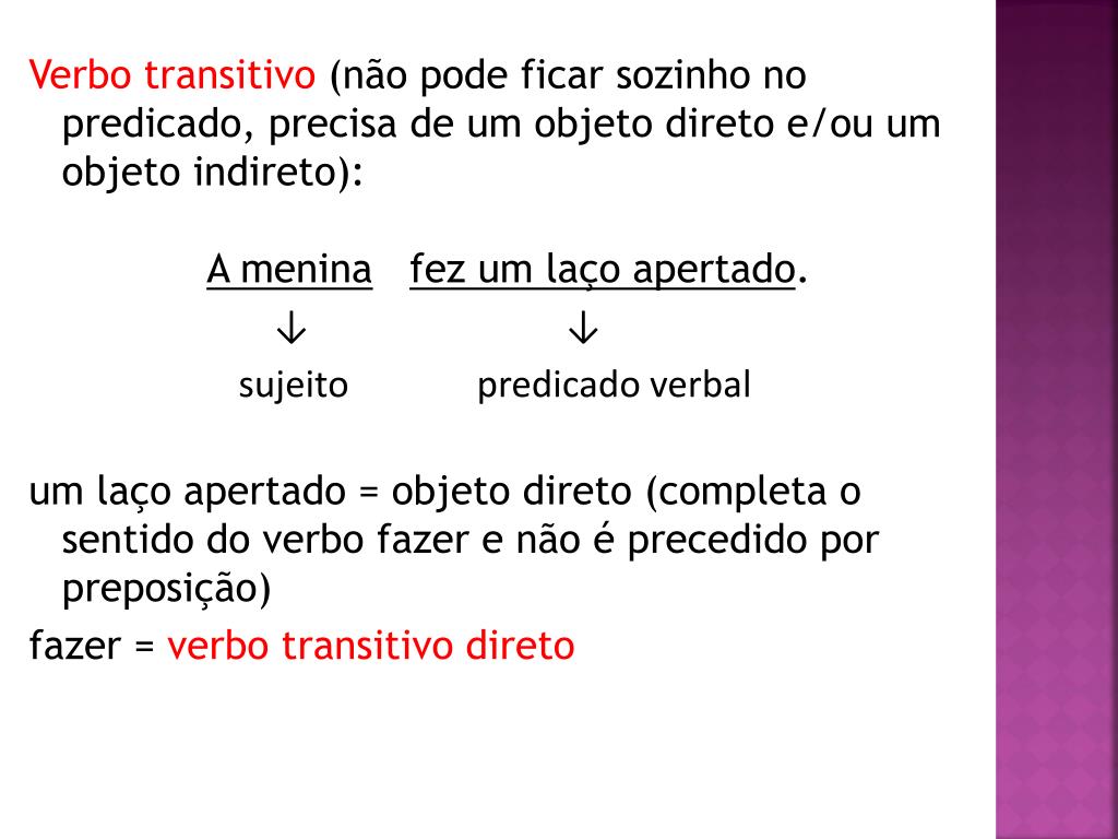 PPT Revisão de análise lingUística Verbos significativos X verbo de