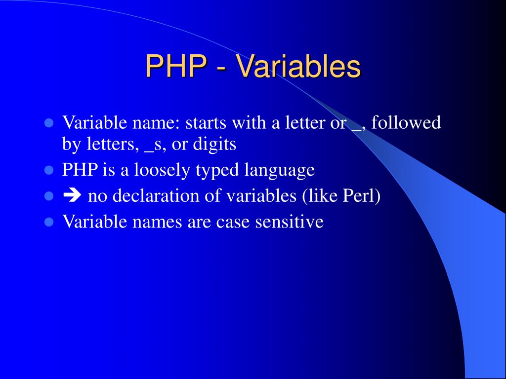 Complete Guide and Tutorials for PHP Variables & Data type with example