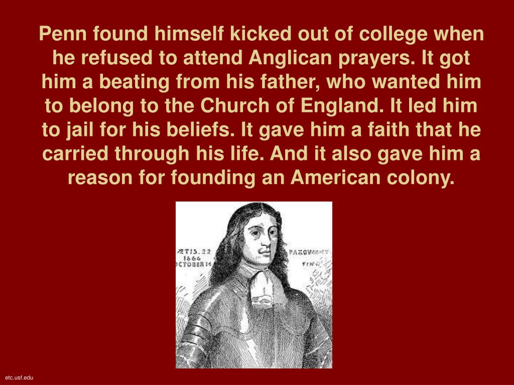 PPT William Penn PowerPoint Presentation, free download ID7050427