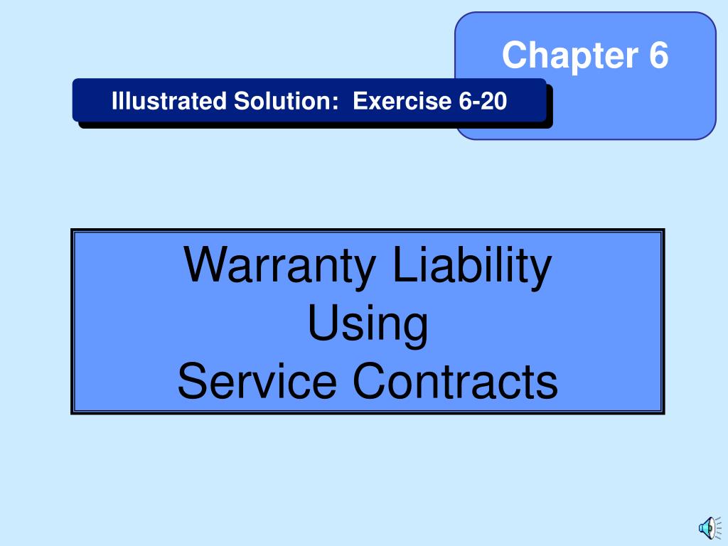 PPT Warranty Liability Using Service Contracts PowerPoint