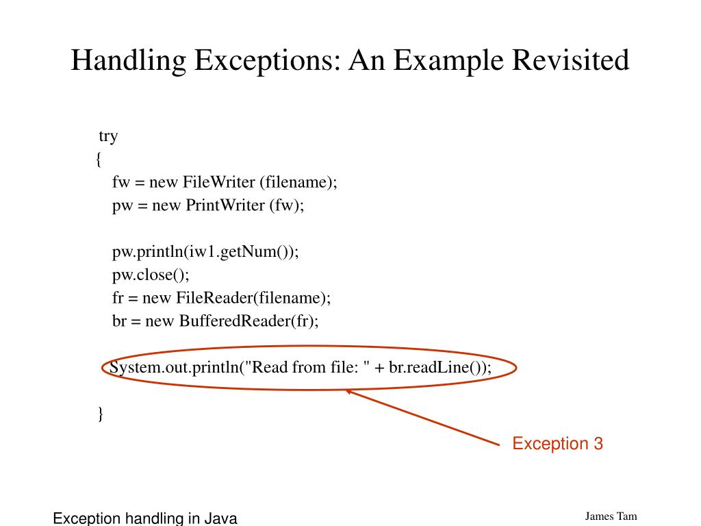 PPT Java Exception Handling PowerPoint Presentation, free download