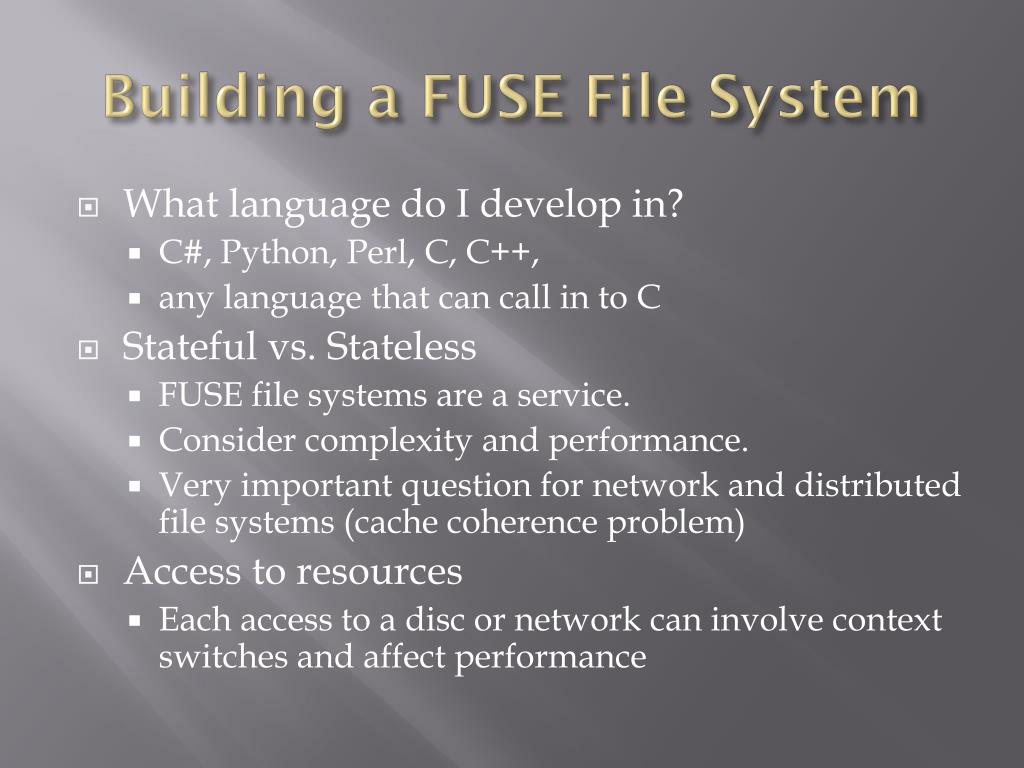 PPT Introduction to FUSE PowerPoint Presentation, free download ID