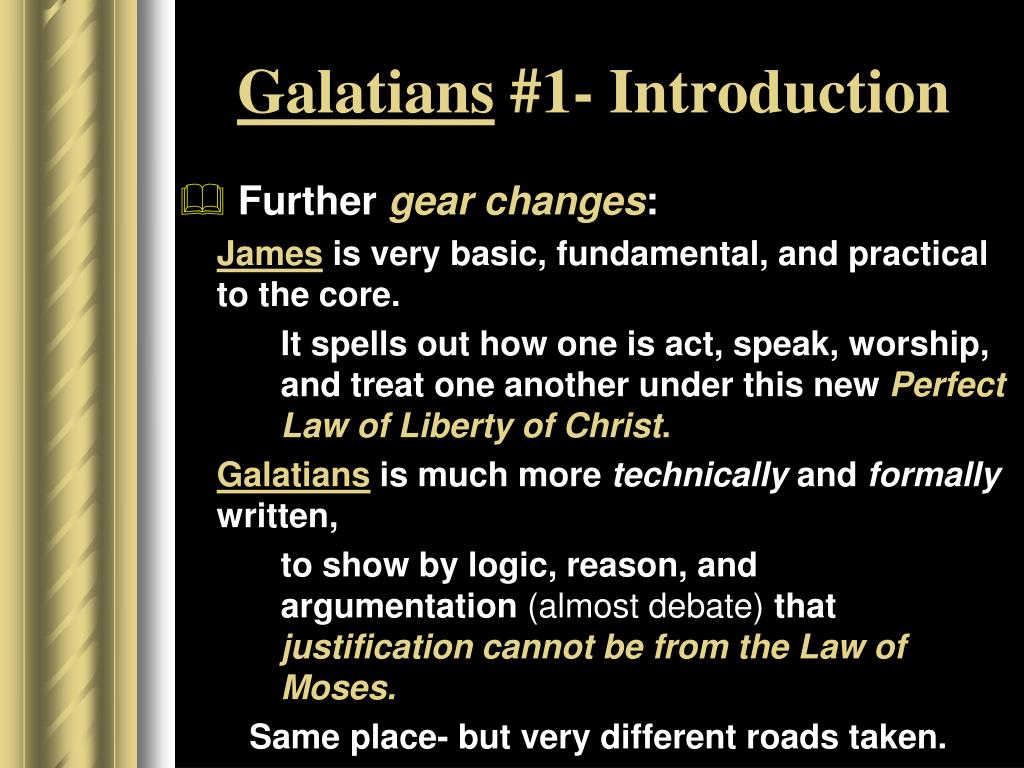 PPT Galatians 1 PowerPoint Presentation ID7056960