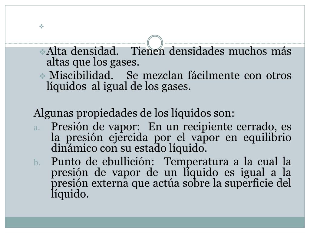 PPT LÍQUIDOS Y SÓLIDOS «ESTADOS IMPORTANTES DE LA MATERIA» PowerPoint Presentation ID7058522