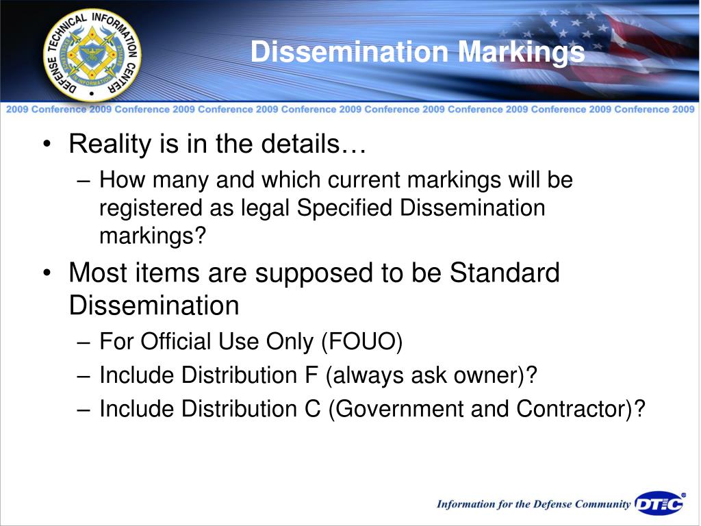 PPT Controlled Unclassified Information (CUI), the New Marking System