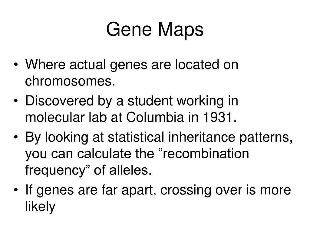 PPT 11 3 Exploring Mendelian & 115 Linkage and Gene Maps