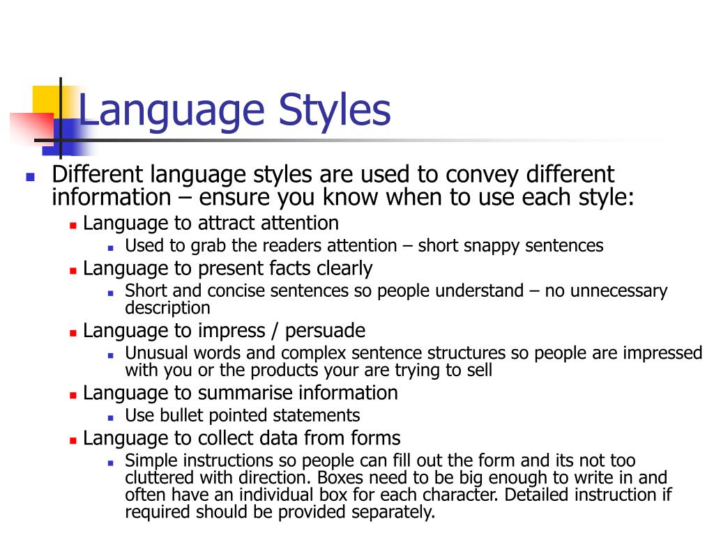 PPT G040 Lecture 02 Audience, Purpose and Language PowerPoint