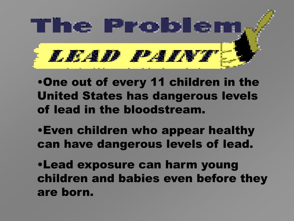 PPT LEAD AND LEADBASED PAINT HAZARDS PowerPoint Presentation, free