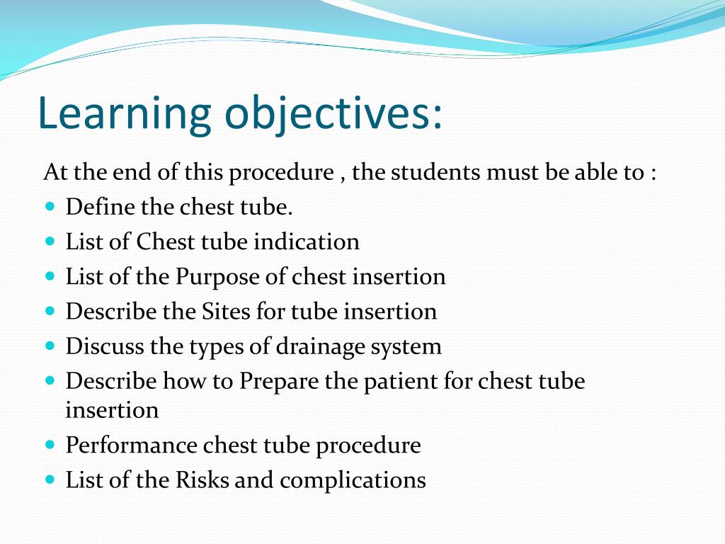 PPT Chest Tube PowerPoint Presentation, free download ID7066708