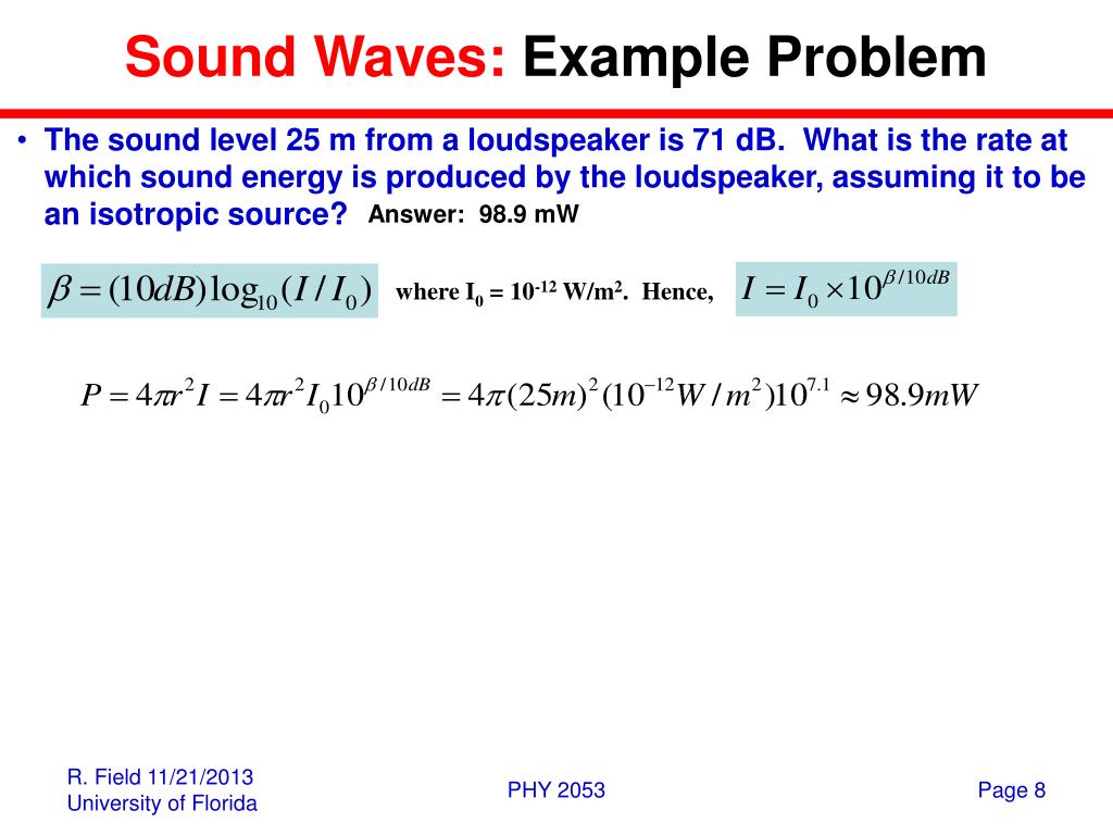 PPT Sound Propagation PowerPoint Presentation, free download ID