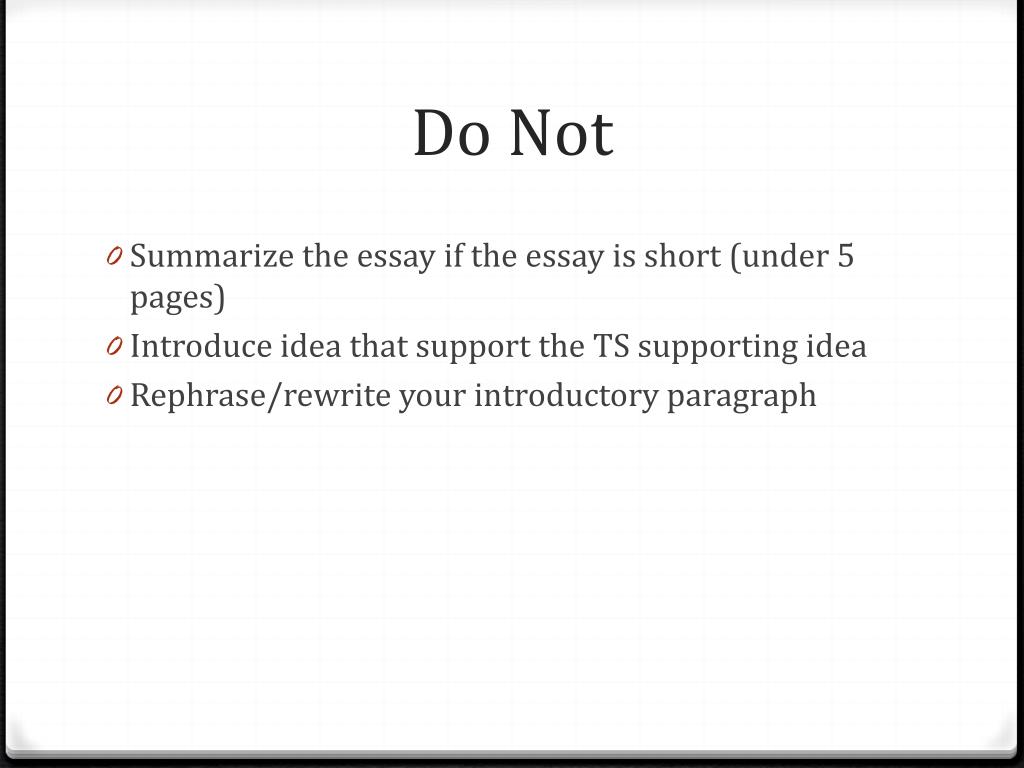 PPT Writing Your Concluding Paragraph PowerPoint Presentation, free