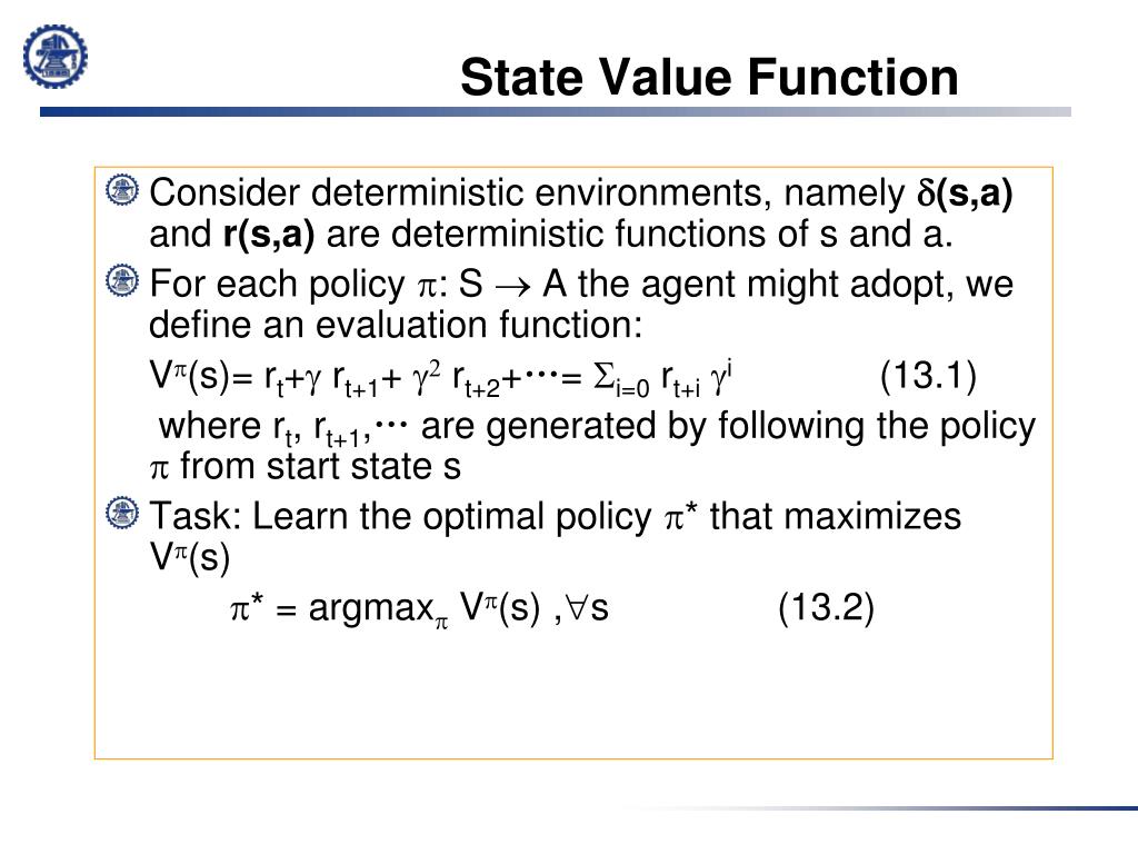 PPT Chap. 13 Reinforcement Learning (RL) PowerPoint Presentation